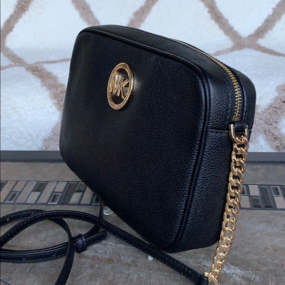 MICHAEL KORS FULTON LG EW CROSSBODY BLACK - Picture 7 of 16